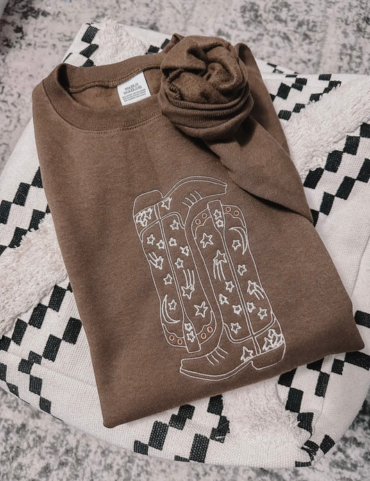 Cowgirl Boots Crewneck