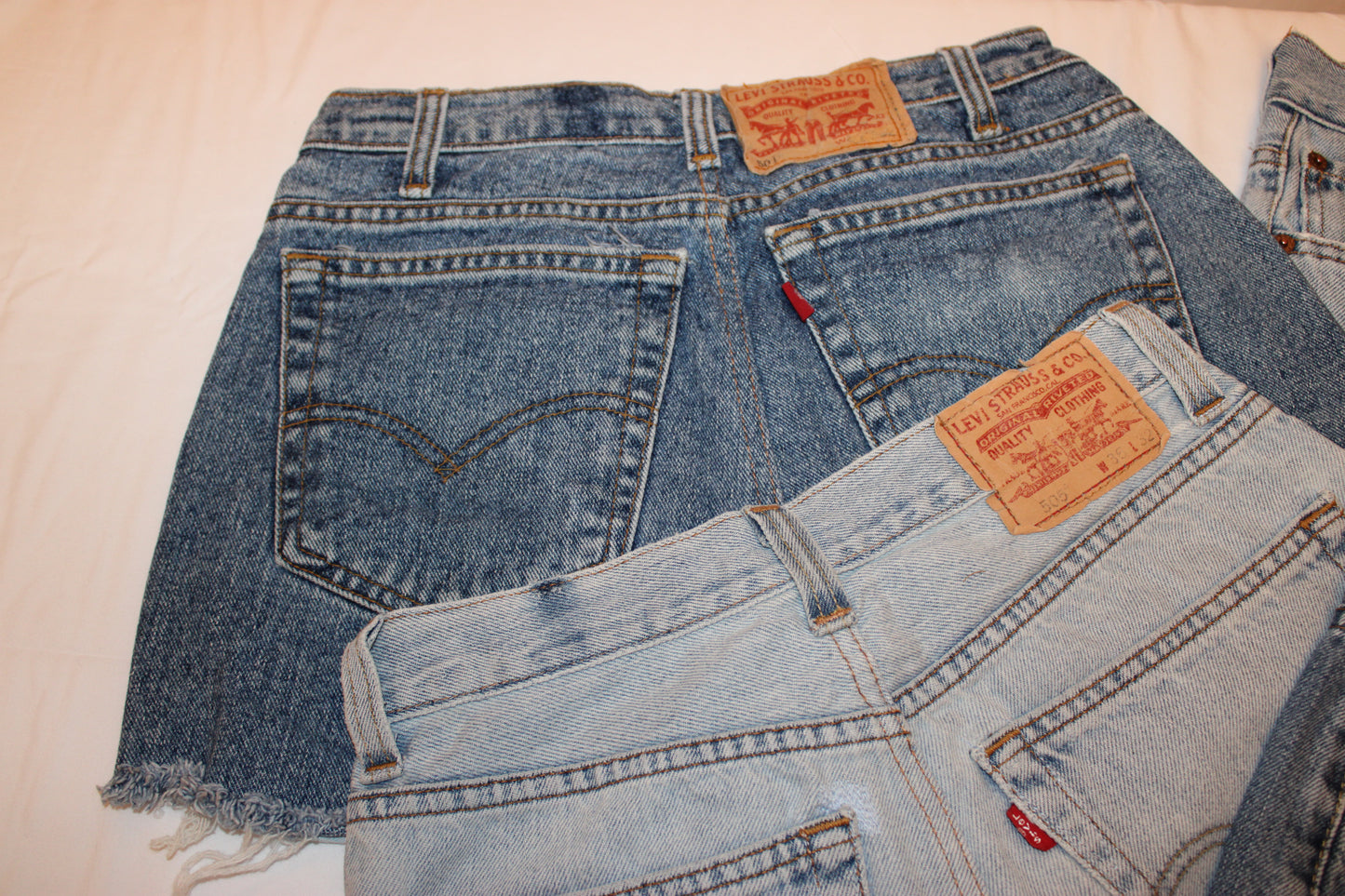 Upcycled Levi Denim Shorts