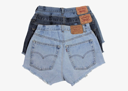 Upcycled Levi Denim Shorts