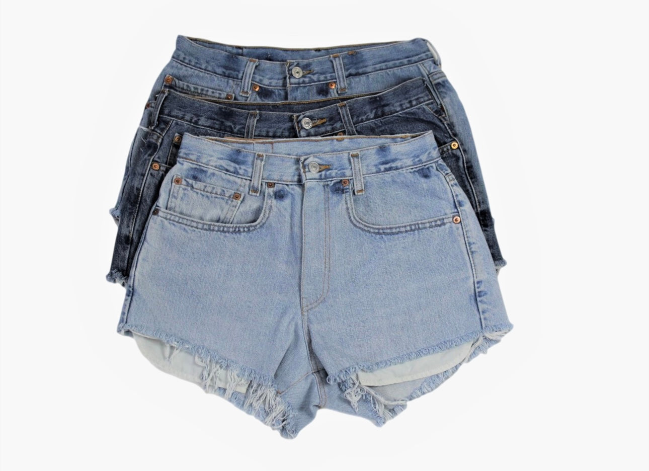 Upcycled Levi Denim Shorts