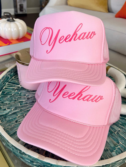 Pink Yeehaw Hat