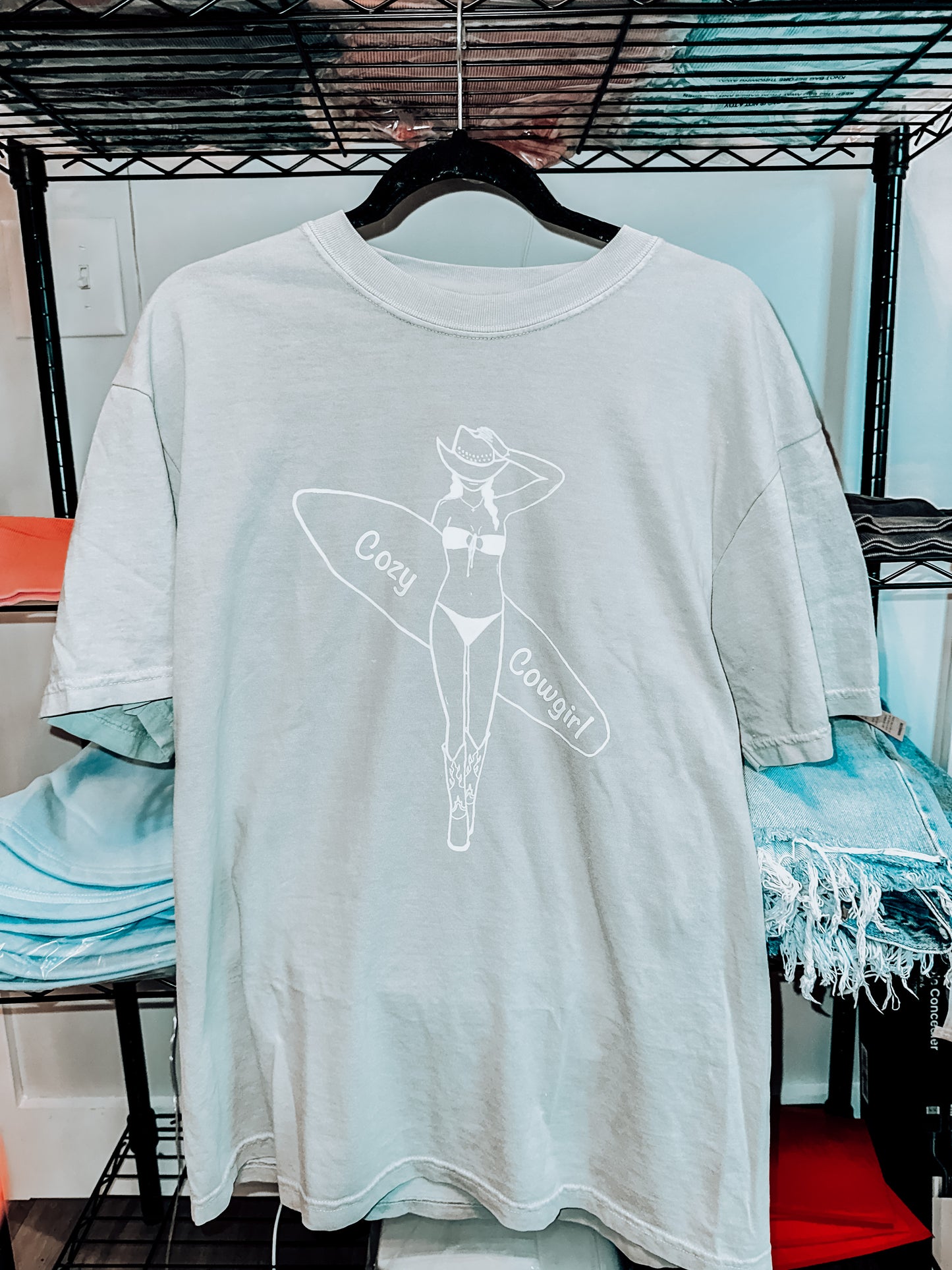 Cozy Cowgirl Logo Tee