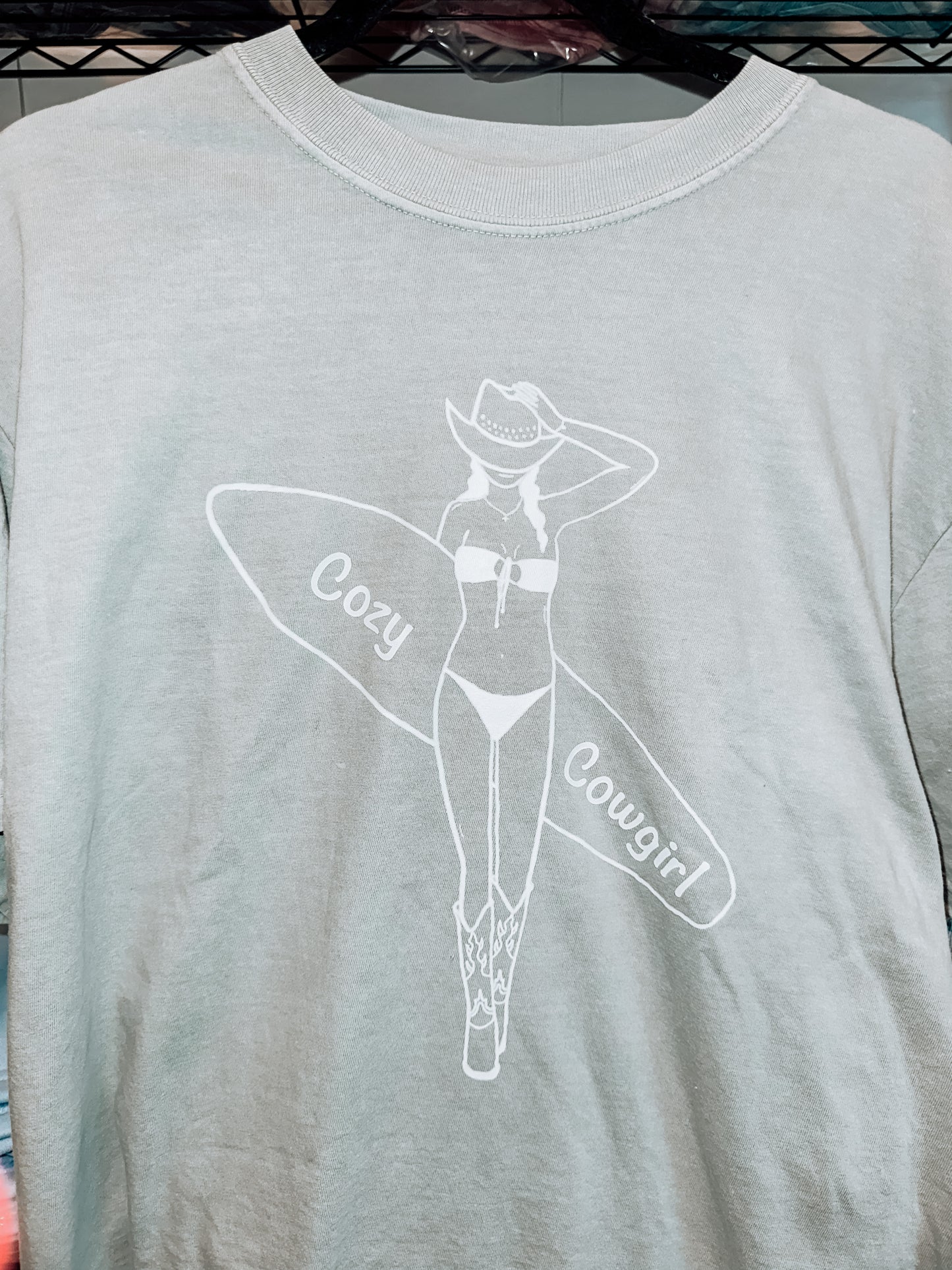 Cozy Cowgirl Logo Tee