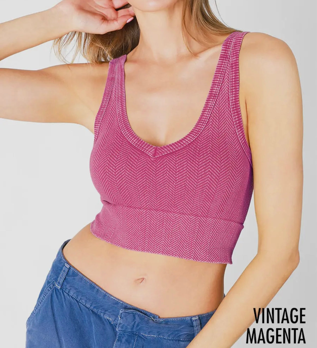 Reversible Ribbed Crop Top (multiple colors)